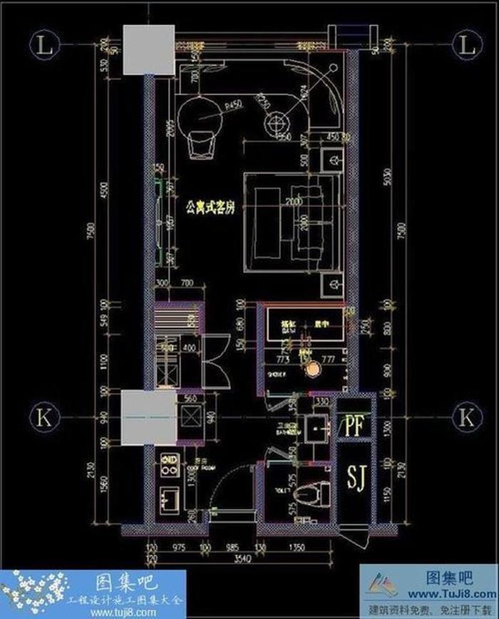 CCD長沙融城花園酒店客房區(qū)施工圖