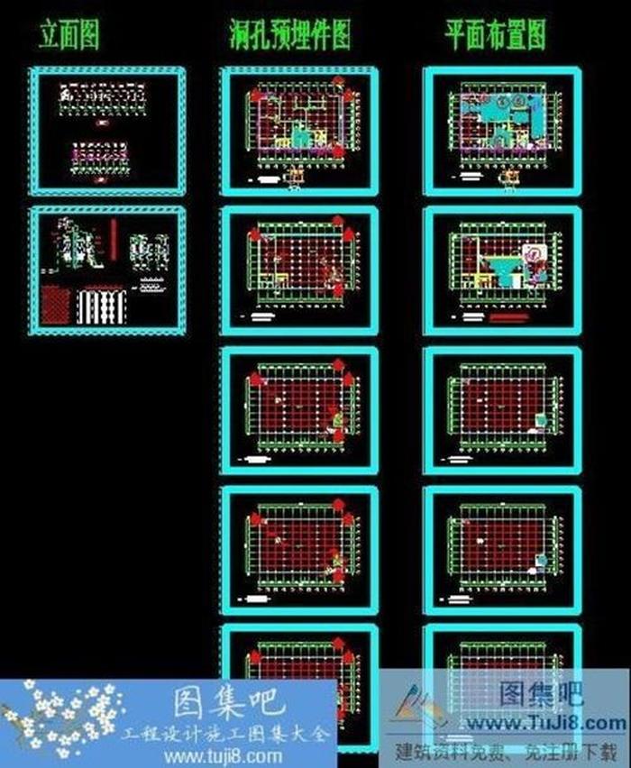 豆腐工廠CAD施工圖紙