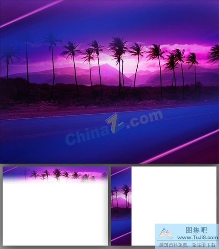 夏威夷風(fēng)光PPT模板