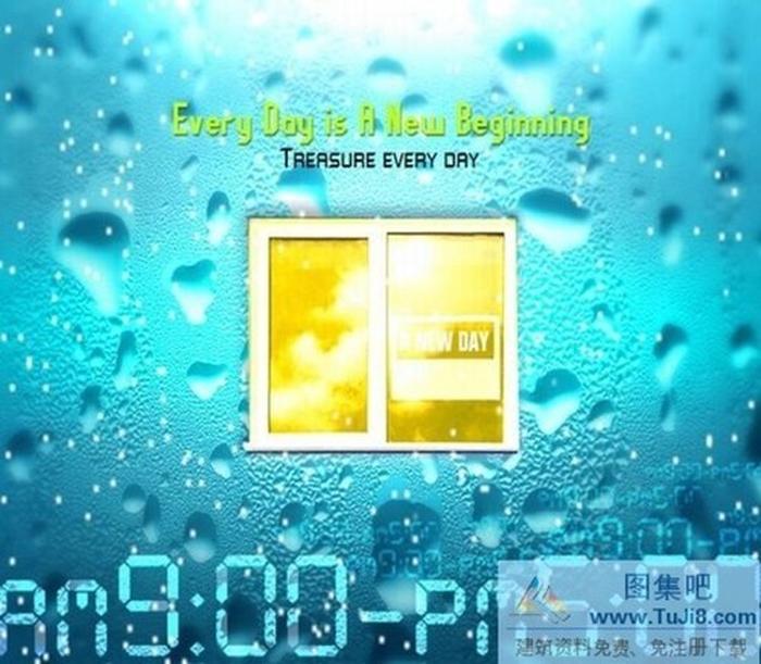每一天都是嶄新PPT模板