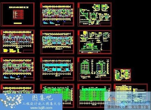 六層教師公寓建筑設計圖