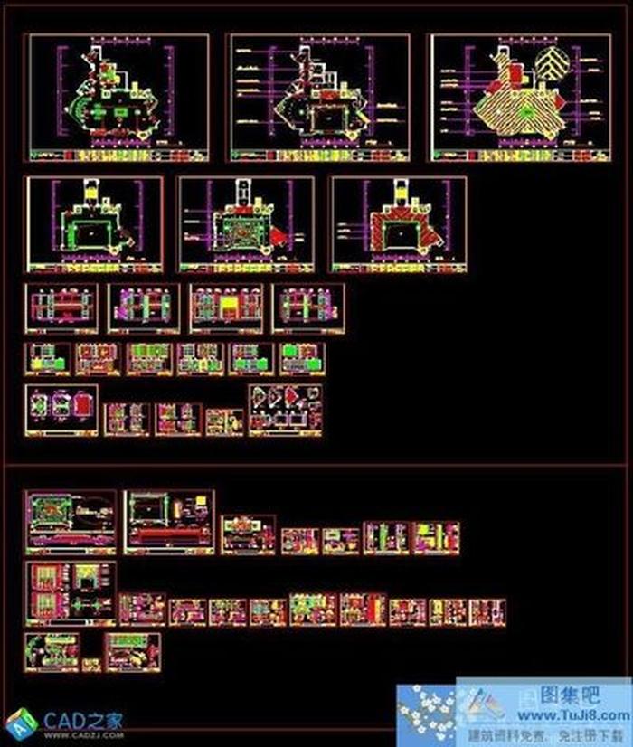 廣州市華標(biāo)潤(rùn)粵羅定悅龍酒店裝飾施工圖紙