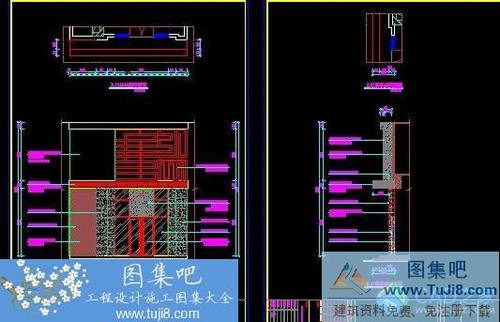 川味餐飲火鍋店室內(nèi)裝修圖CAD施工圖
