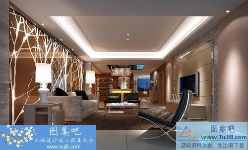 品川設(shè)計(jì)-連江復(fù)式樓CAD施工圖+效果圖