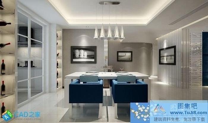 匯景名苑現(xiàn)代風(fēng)格套房施工圖及效果圖完整CAD圖紙