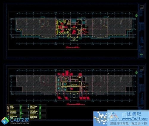 內(nèi)蒙古伊旗大酒店施工設(shè)計(jì)裝修CAD圖紙含效果圖