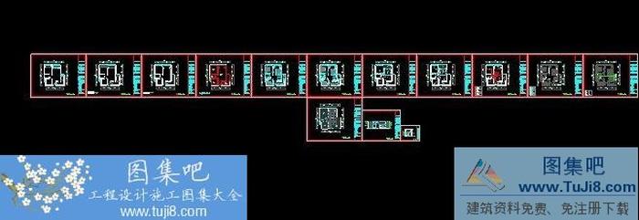 重慶室內(nèi)57平米經(jīng)典小戶型裝飾施工圖紙
