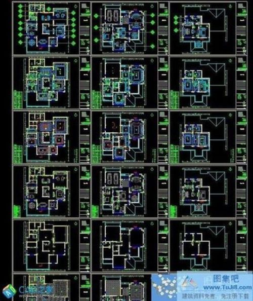 蘇州湖濱山莊豪華別墅詳細(xì)施工圖包含效果圖