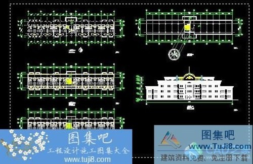 某酒店式公寓平立面方案圖