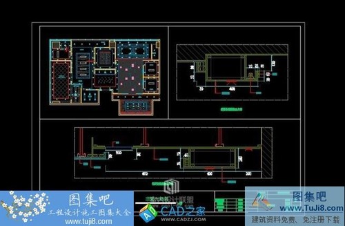 時代8號辦公室全套CAD施工圖紙
