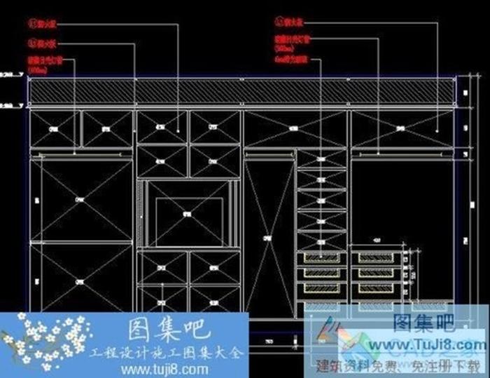 非常詳細(xì)的衣柜施工圖