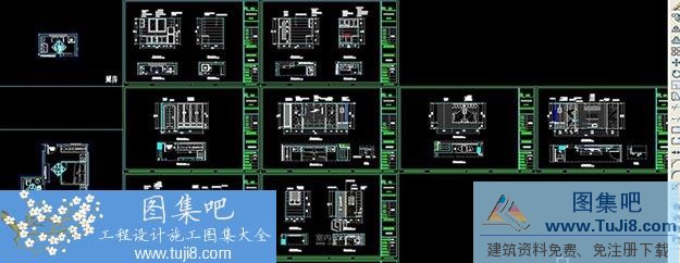 正興御景歐式樣品房CAD施工圖