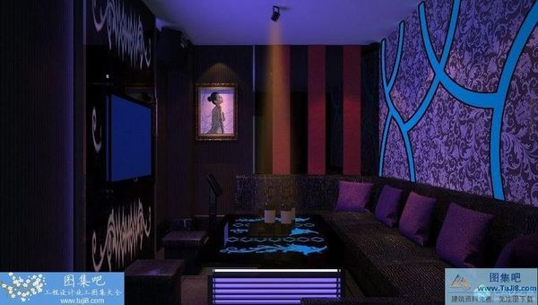 萬寧樂谷KTV量販?zhǔn)叫Ч麍D施工圖