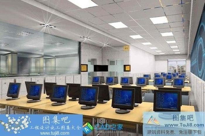 大連西崗圖書(shū)館全套施工圖帶效果圖