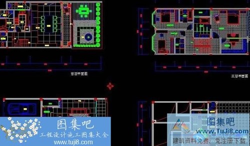 小型別墅裝修CAD施工圖 很專業(yè)詳細(xì)