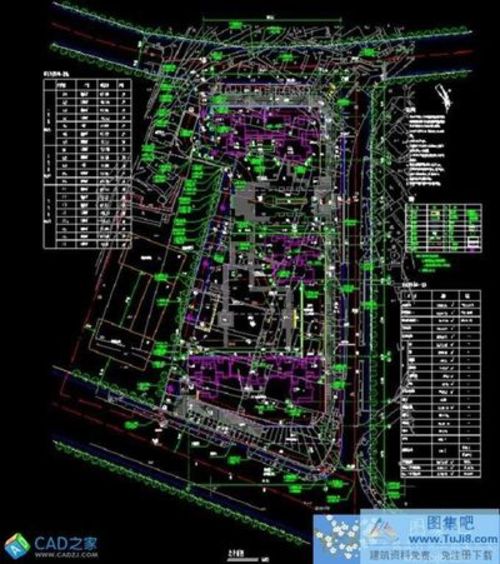 湖南雙河灣建筑平立面施工圖+高清效果圖