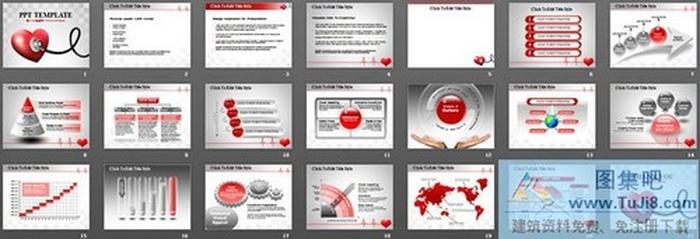 心臟聽診醫(yī)學(xué)幻燈片模板下載