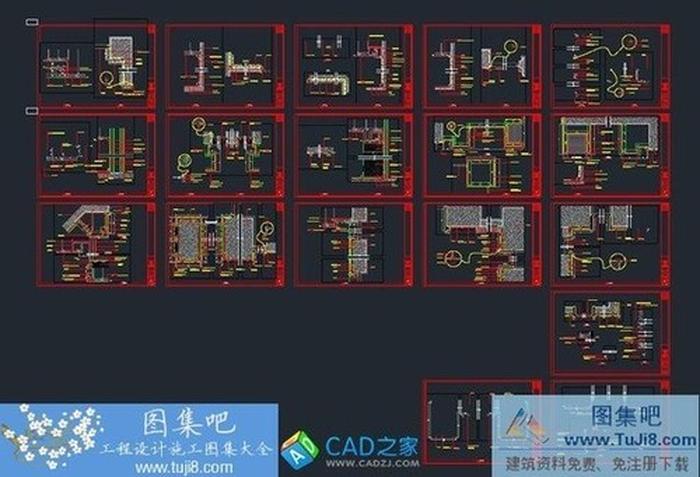 洛陽國龍售樓處節(jié)點大樣施工圖