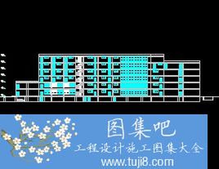 少年宮建筑設(shè)計圖包括平面圖、立面圖及剖面圖