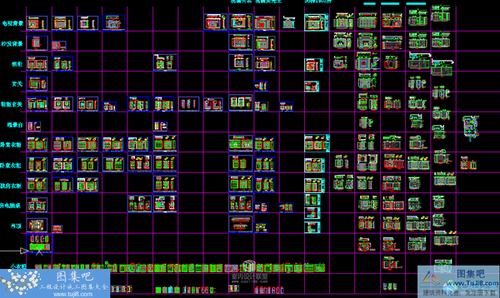 珍藏版CAD立面施工圖庫