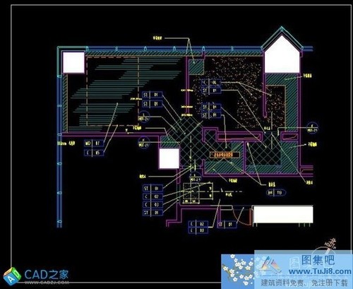HBA上海明天廣場(chǎng)施工圖CAD圖紙