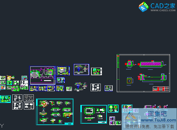 樹池坐凳施工圖全集