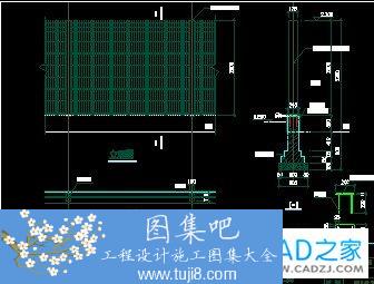 鋼網(wǎng)花式圍墻設(shè)計(jì)詳圖
