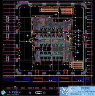 北京國(guó)貿(mào)三期大堂宴會(huì)廳客房CAD圖紙