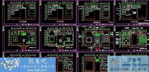 張家口維多利亞地下室建筑施工圖CAD圖紙