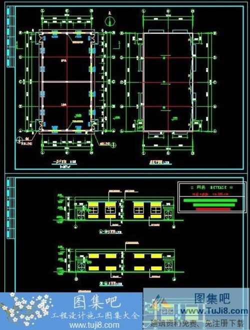 某乙炔氧氣站施工圖CAD圖紙