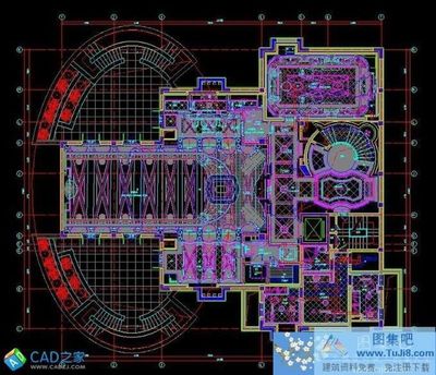 葛喬治上海頂級豪宅檀宮別墅室內(nèi)施工圖紙