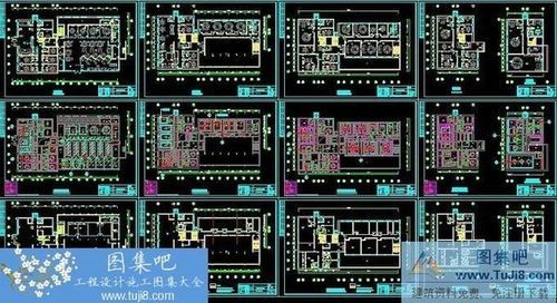 豐盛園海鮮酒店施工圖CAD圖紙