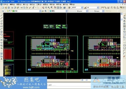 邦果咖啡餐廳CAD施工圖