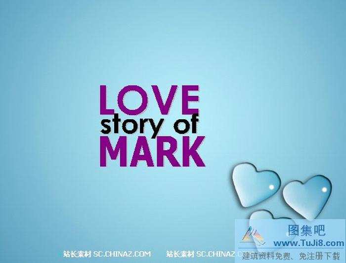 愛的故事PPT模板