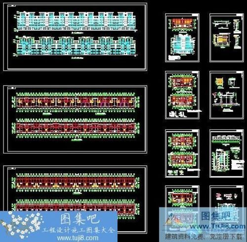 某底商多層框架結構住宅樓建筑施工圖
