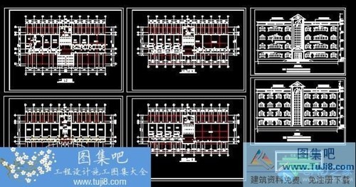 某水庫多層辦公樓建筑施工圖