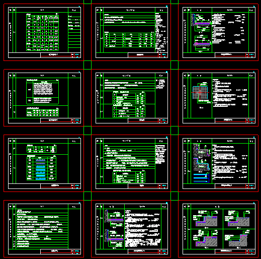設(shè)計院標準圖集CAD版-地毯節(jié)點