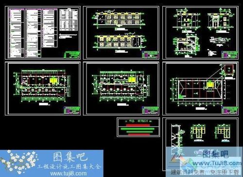 某泵站廠房建筑施工圖CAD圖紙
