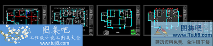 金域榕郡四室兩廳施工圖和效果圖
