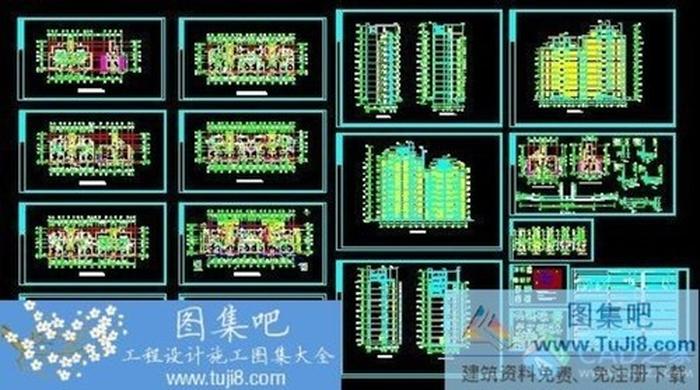 某市花園式高層住宅全套施工圖
