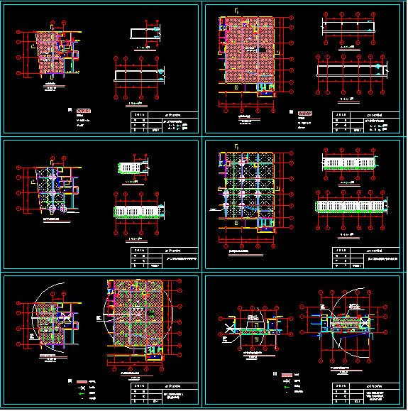超限梁及高支模區(qū)域模架布置及詳圖