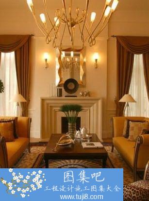 高爾夫球會(huì)別墅A型裝修圖（含實(shí)景圖）