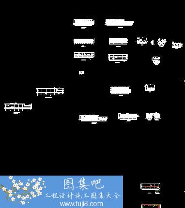 某鋼結(jié)構(gòu)自行車停車場施工圖