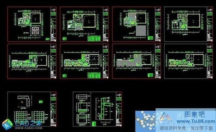 萬科魅力之城會所全套裝飾工程設(shè)計施工圖紙