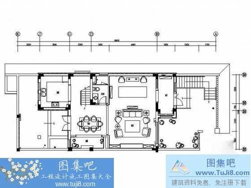 保利發(fā)開奢華美式雙層別墅室內(nèi)裝修設(shè)計(jì)施工圖
