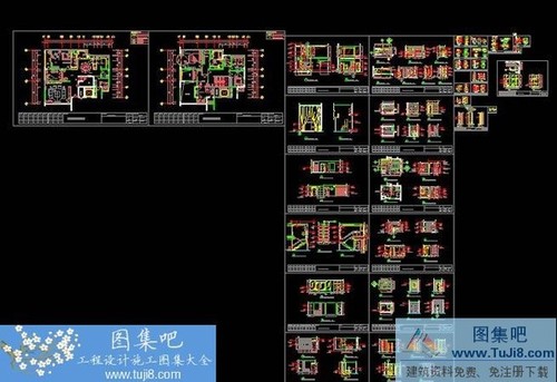 高檔別墅現(xiàn)代風(fēng)格裝修施工圖(含效果圖)