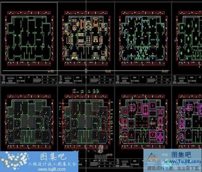 上海紅星浦江店整體軟裝全套施工圖