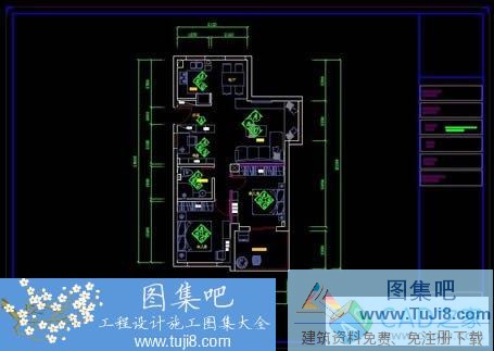 一套完整家居施工圖(附全套效果圖)