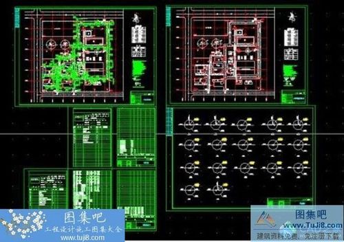某廠區(qū)給水消防管道及排水管道施工圖