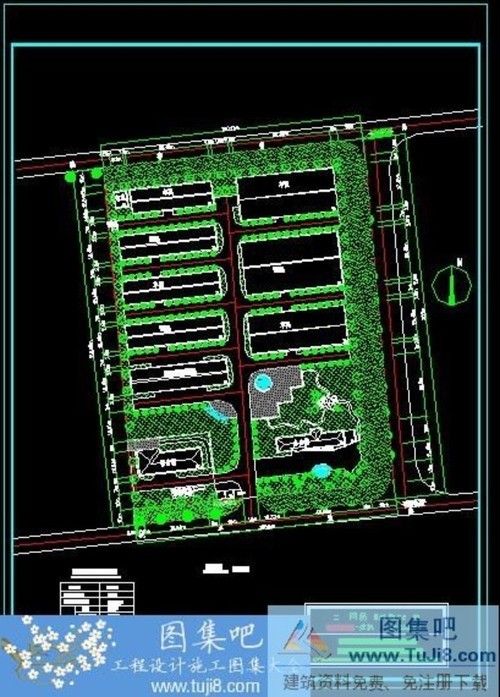 某工貿(mào)公司廠區(qū)總平面圖